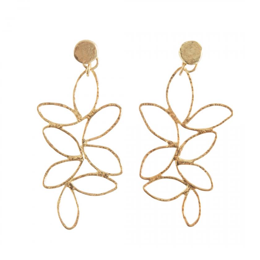 Earrings ELISA gold-plated