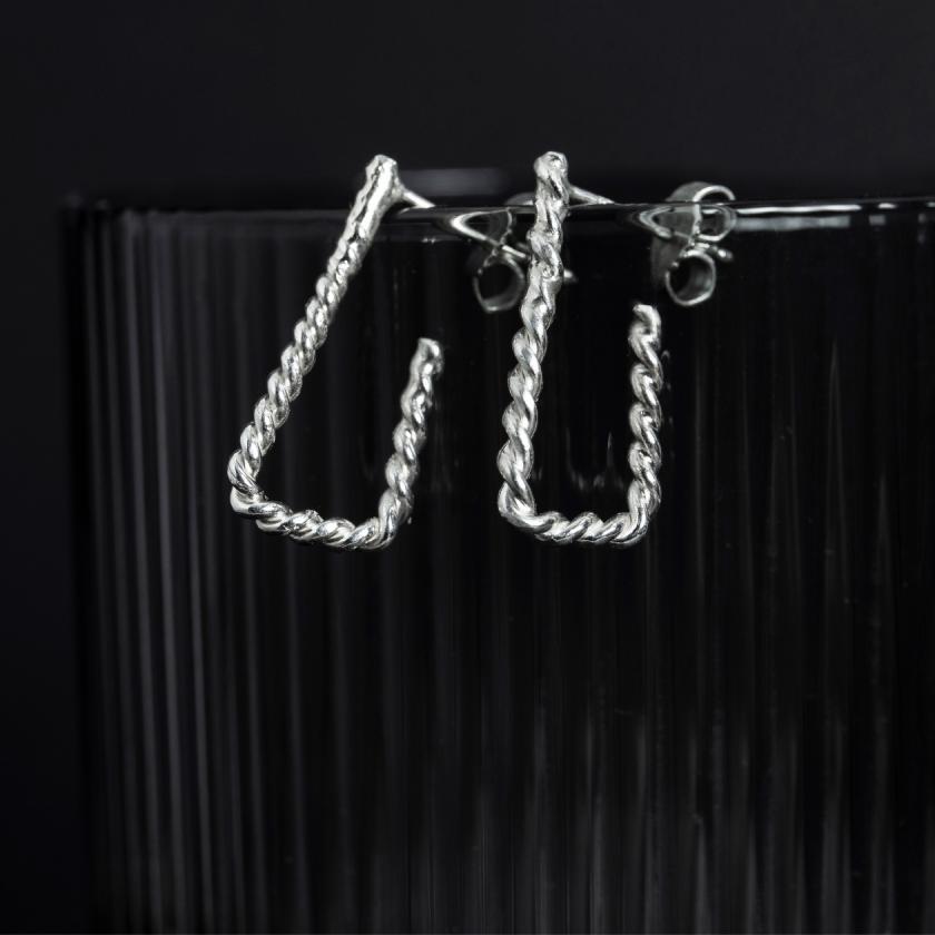 Naušnice HOOK TWIST