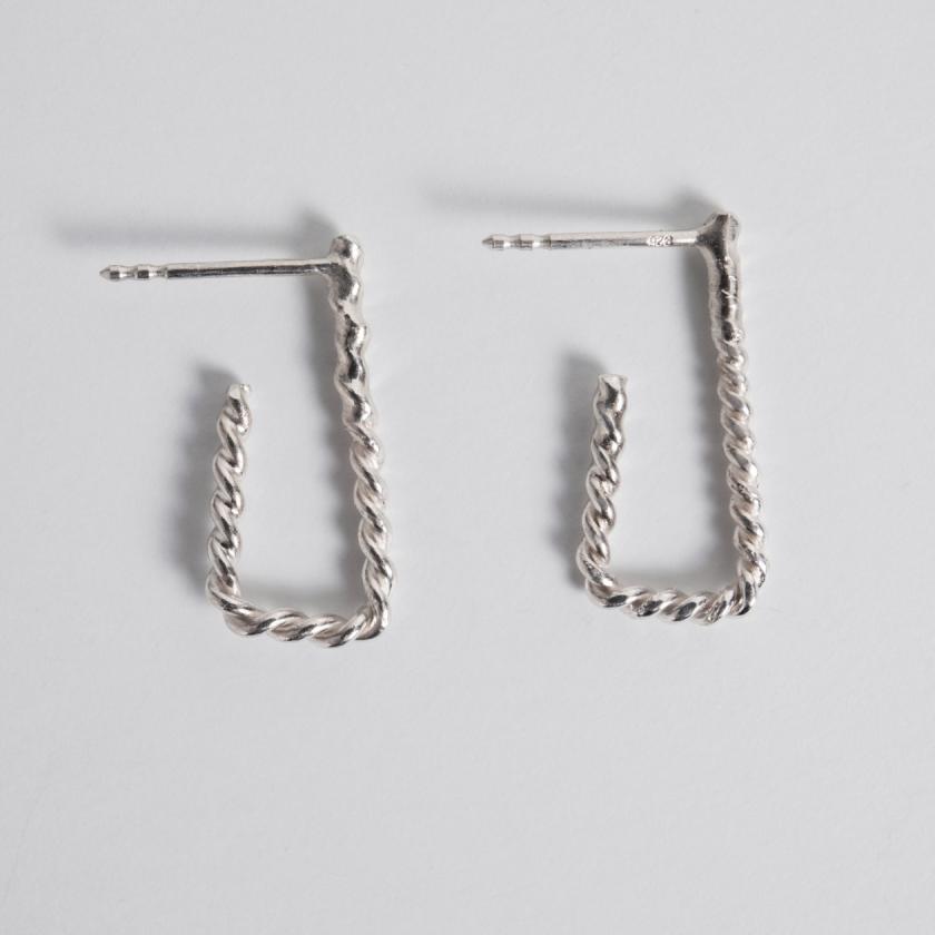Naušnice HOOK TWIST