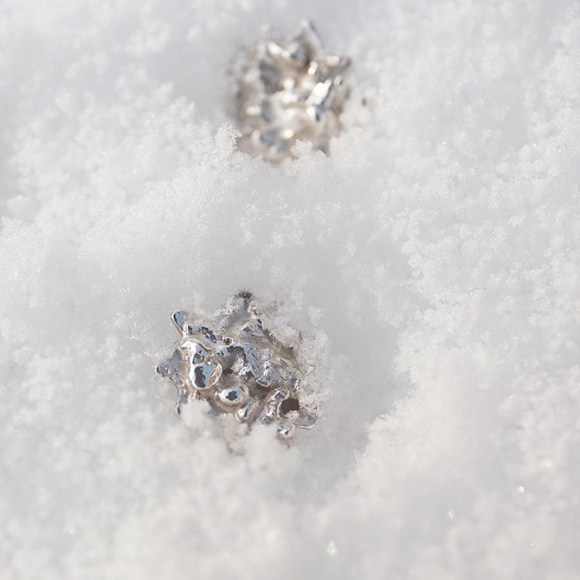 Naušnice SNOWFLAKE small
