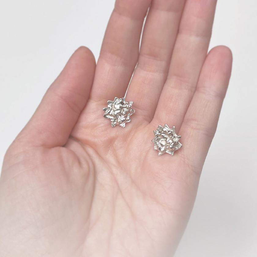 Naušnice SNOWFLAKE small