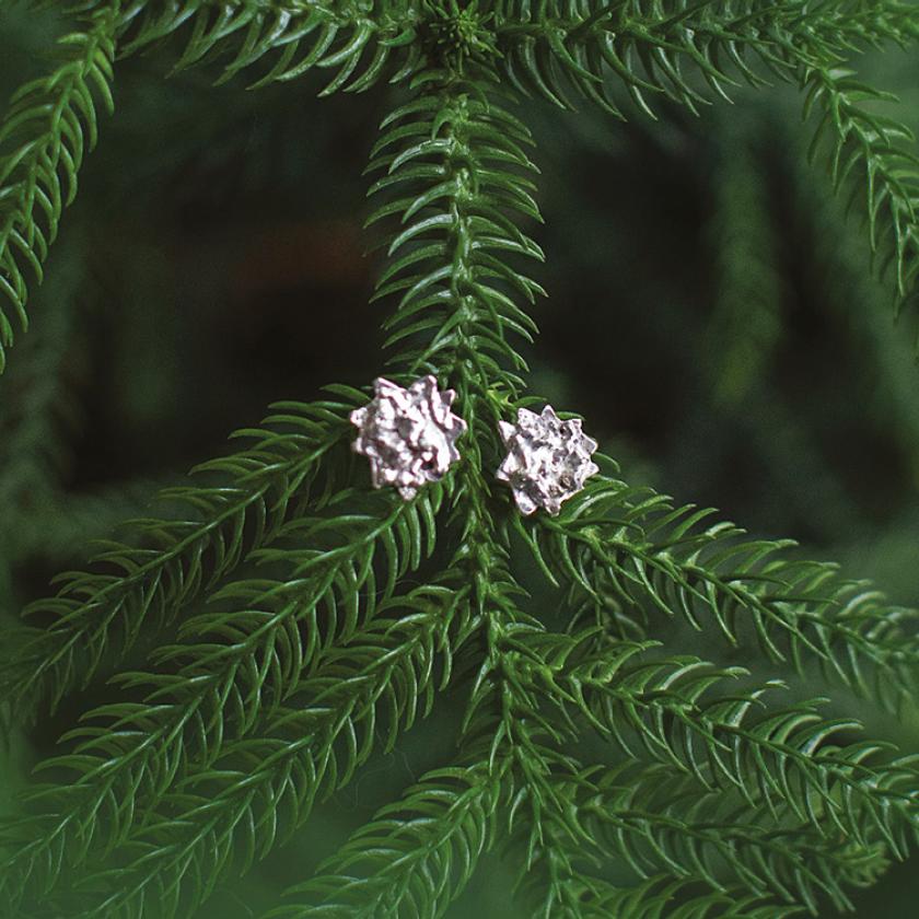 Naušnice SNOWFLAKE small