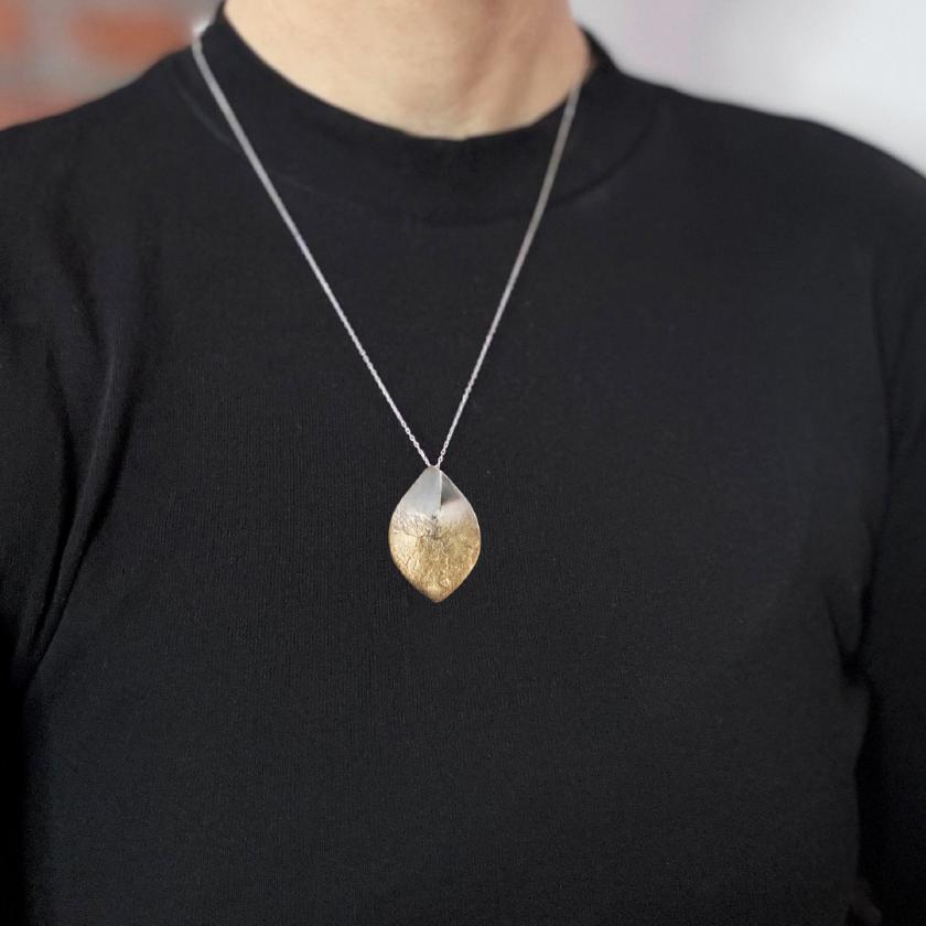 Ogrlica ASH LEAF GRADIENT mala