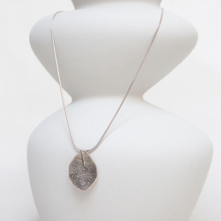 Necklace ASH LEAF patina