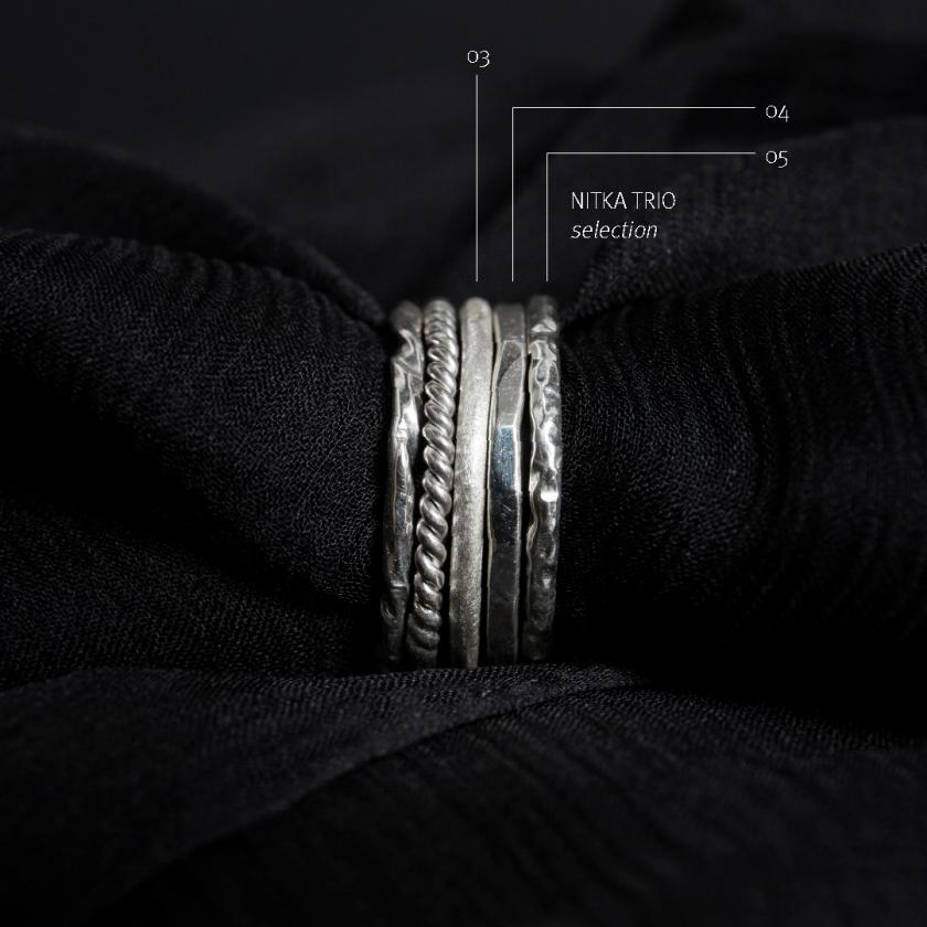 Prsteni NITKA TRIO selection