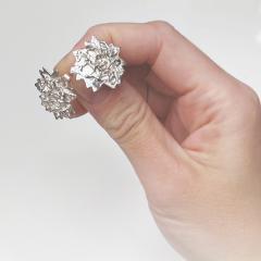 Earings SNOWFLAKE medium