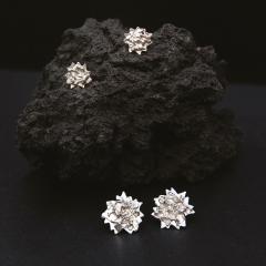 Earings SNOWFLAKE medium