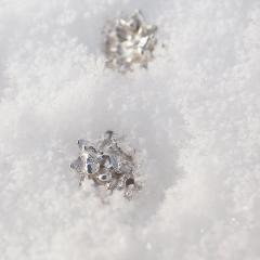Earrings SNOWFLAKE small