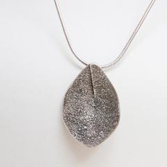 Necklace ASH LEAF patina