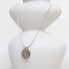 Necklace ASH LEAF patina